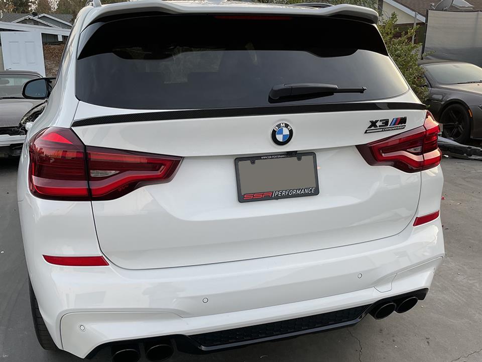 RW Carbon BMW G01 X3 F97 X3M RWS Carbon Fiber Mid Spoiler-Exterior-Silicon Valley Bimmer