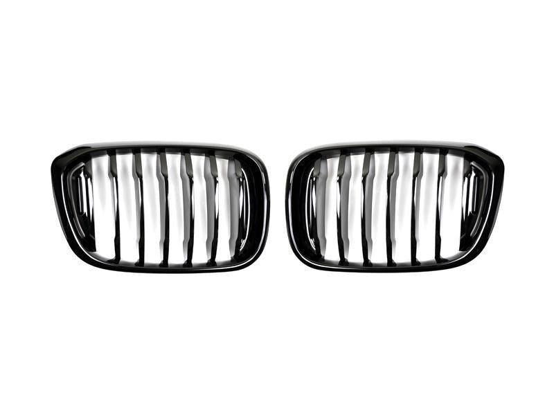 RW Carbon BMW G01 X3 G02 X4 Gloss Black Grilles-Exterior-Silicon Valley Bimmer