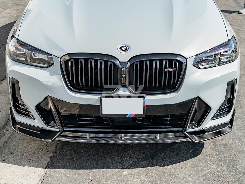 RW Carbon BMW G01 X3 G02 X4 LCI Carbon Fiber Front Lip-Exterior-Silicon Valley Bimmer