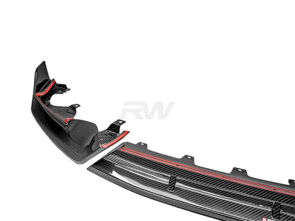 RW Carbon BMW G01 X3 G02 X4 LCI Carbon Fiber Front Lip-Exterior-Silicon Valley Bimmer