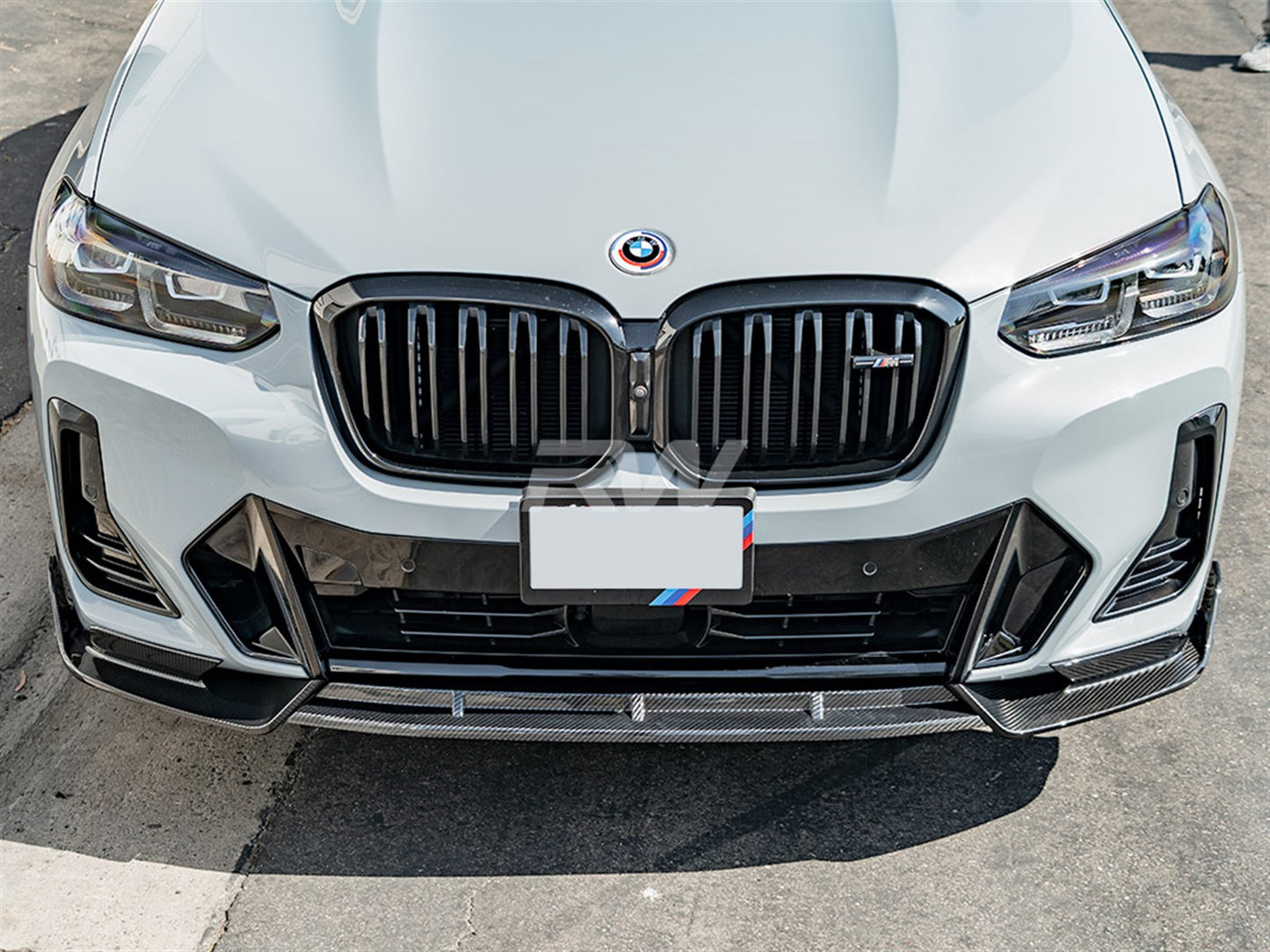 RW Carbon BMW G01 X3 G02 X4 LCI Carbon Fiber Front Lip-Exterior-Silicon Valley Bimmer