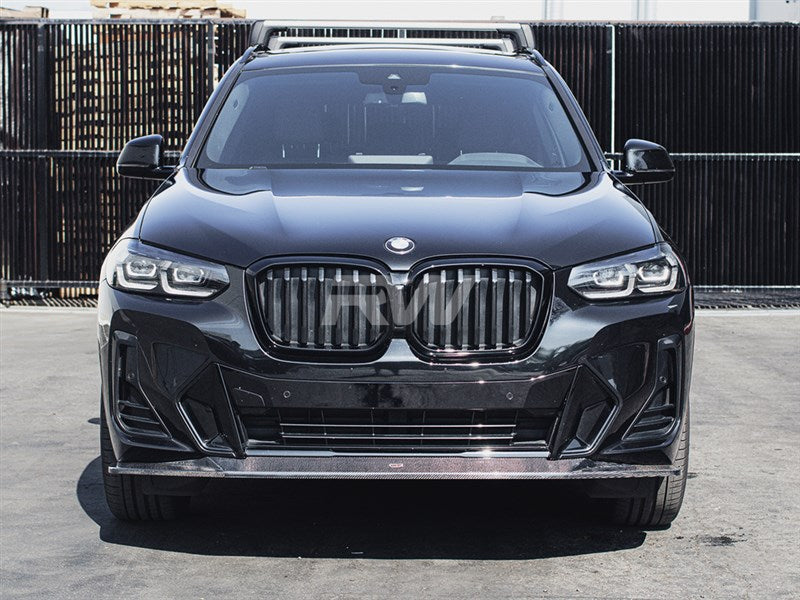 RW Carbon BMW G01 X3 G02 X4 LCI Suvneer CF Front Lip-Exterior-Silicon Valley Bimmer