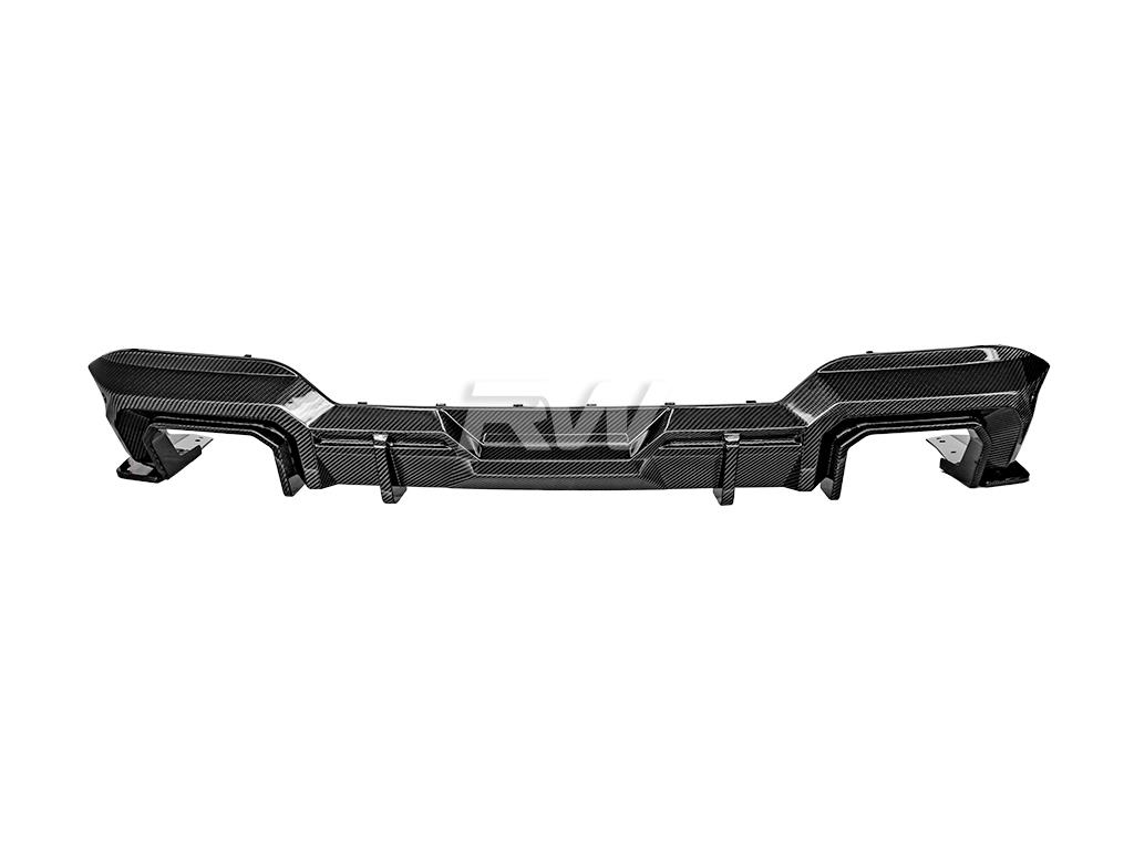 RW Carbon BMW G01 X3 LCI SQ Style Carbon Fiber Diffuser-Exterior-Silicon Valley Bimmer