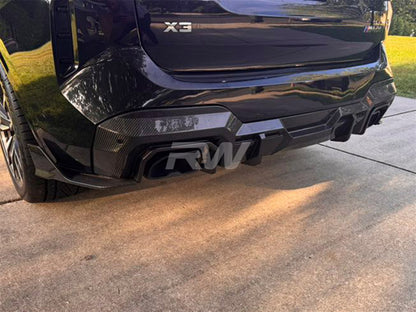 RW Carbon BMW G01 X3 LCI SQ Style Carbon Fiber Diffuser-Exterior-Silicon Valley Bimmer