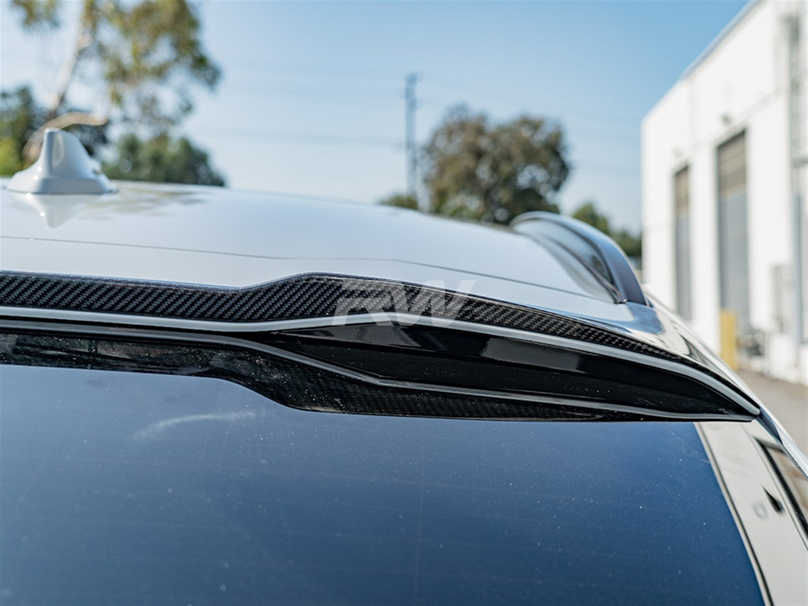 RW Carbon BMW G02 X4 F98 X4M Carbon Fiber Roof Spoiler-Exterior-Silicon Valley Bimmer