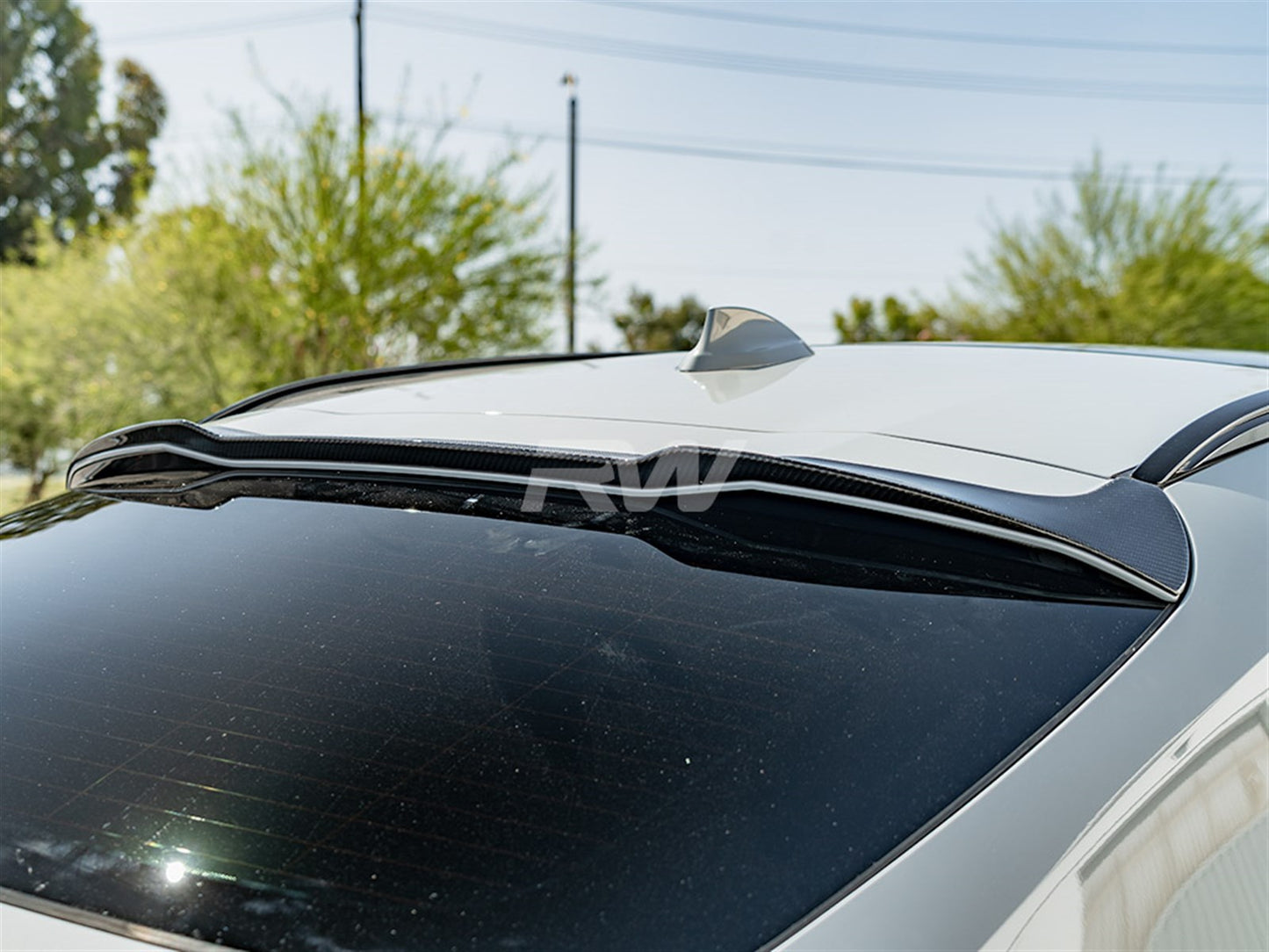 RW Carbon BMW G02 X4 F98 X4M Carbon Fiber Roof Spoiler-Exterior-Silicon Valley Bimmer