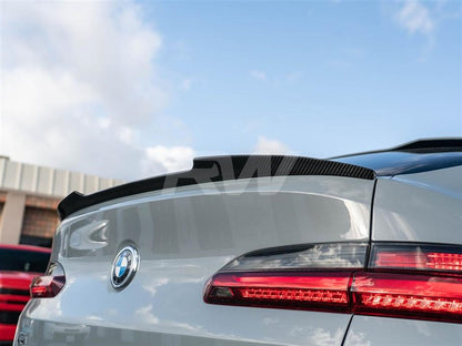 RW Carbon BMW G02 X4 F98 X4M Carbon Fiber Trunk Spoiler-Exterior-Silicon Valley Bimmer