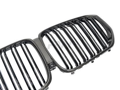 RW Carbon BMW G05 F95 Pre LCI Dual Slat Carbon Fiber Grilles-Exterior-Silicon Valley Bimmer