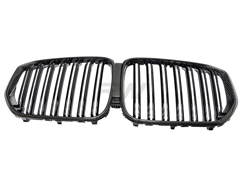 RW Carbon BMW G05 F95 Pre LCI Dual Slat Carbon Fiber Grilles-Exterior-Silicon Valley Bimmer