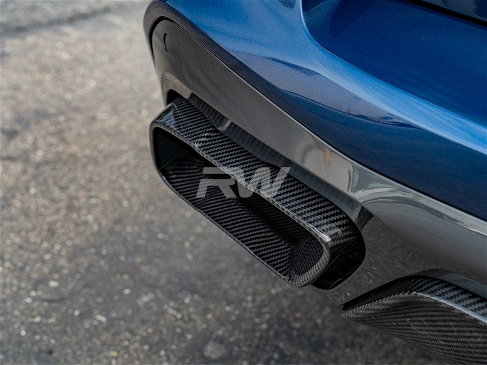 RW Carbon BMW G05 X5 Carbon Fiber Exhaust Tips-Exterior-Silicon Valley Bimmer