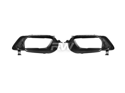 RW Carbon BMW G05 X5 Carbon Fiber Exhaust Tips-Exterior-Silicon Valley Bimmer