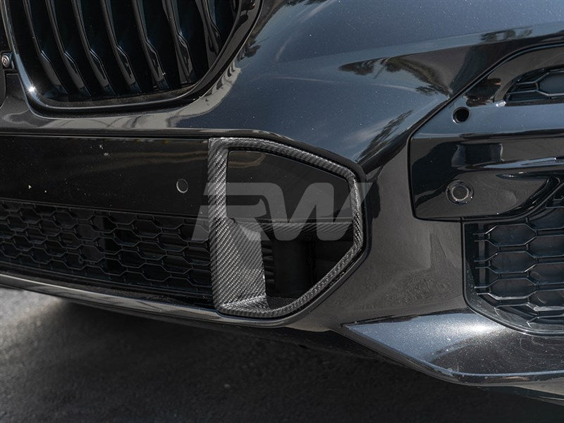 RW Carbon BMW G05 X5 Carbon Fiber Front Brake Duct Trims-Exterior-Silicon Valley Bimmer