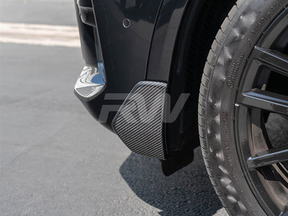 RW Carbon BMW G05 X5 Carbon Fiber Front Winglets-Exterior-Silicon Valley Bimmer