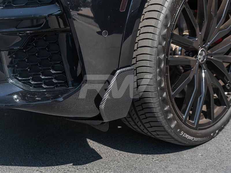RW Carbon BMW G05 X5 Carbon Fiber Front Winglets-Exterior-Silicon Valley Bimmer