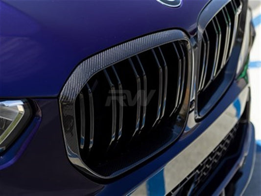 RW Carbon BMW G05 X5 Carbon Fiber Grille Surrounds-Exterior-Silicon Valley Bimmer