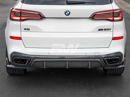 RW Carbon BMW G05 X5 DTM Style Carbon Fiber Diffuser-Exterior-Silicon Valley Bimmer