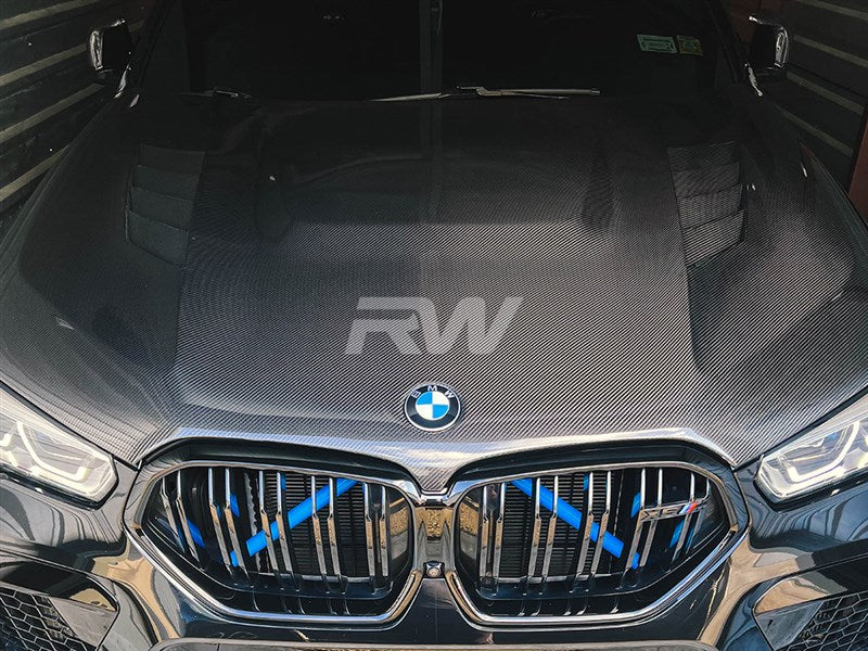 RW Carbon BMW G05 X5 F95 X5M Carbon Fiber Hood-Exterior-Silicon Valley Bimmer