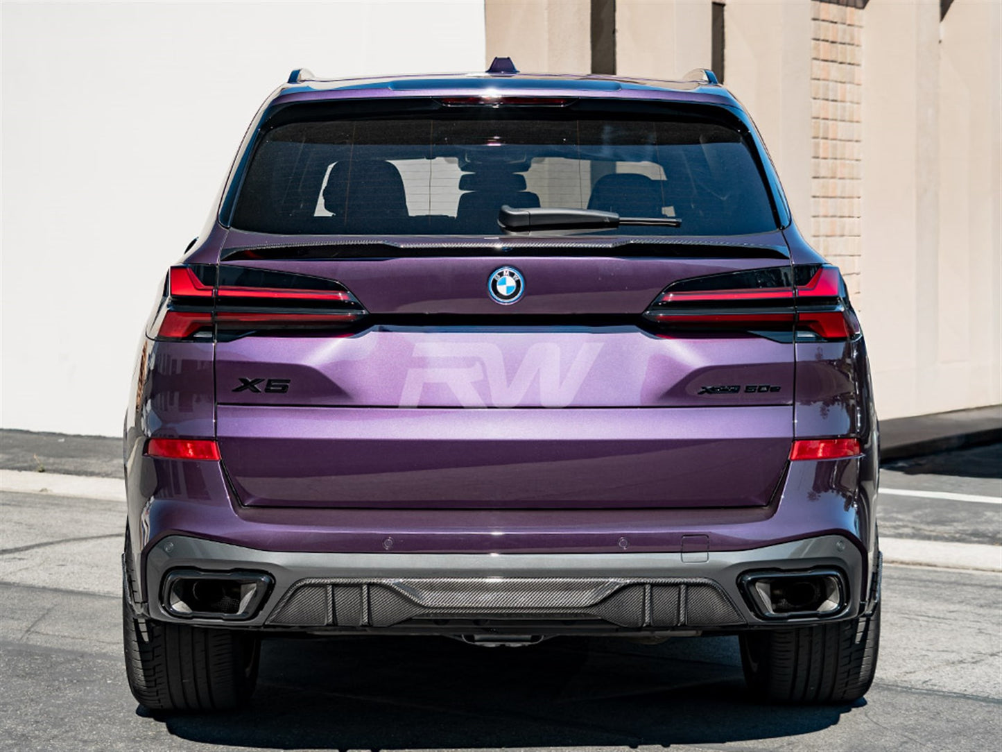 RW Carbon BMW G05 X5 F95 X5M DTM CF Mid Spoiler-Exterior-Silicon Valley Bimmer