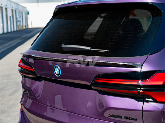 RW Carbon BMW G05 X5 F95 X5M DTM CF Mid Spoiler-Exterior-Silicon Valley Bimmer