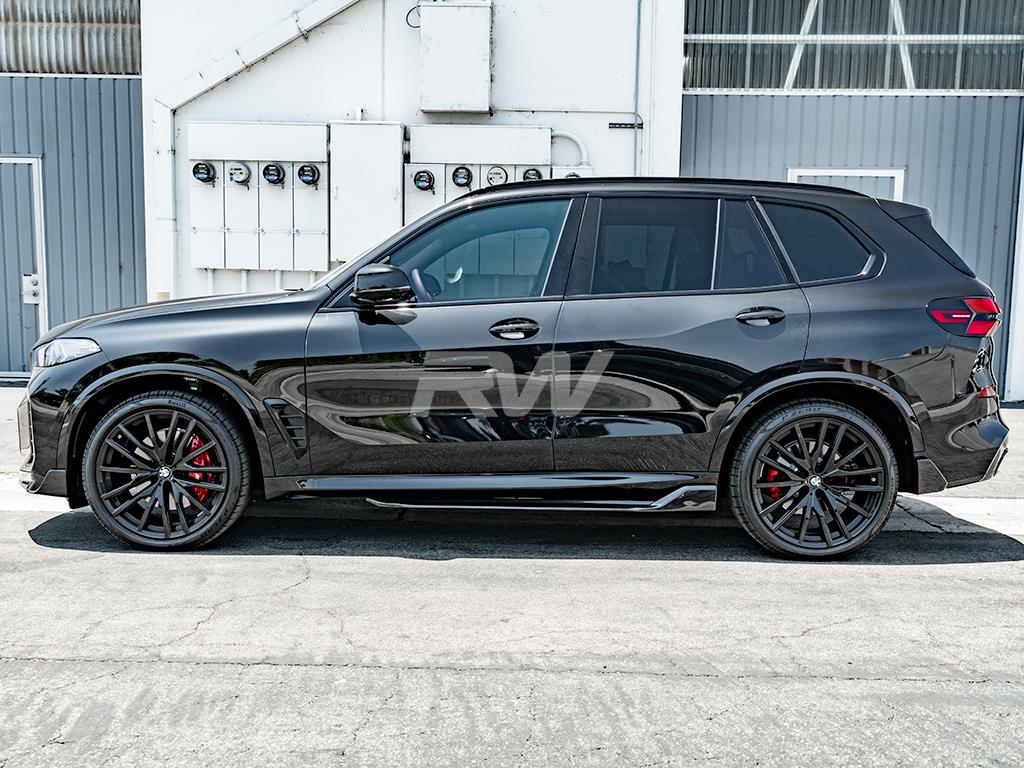 RW Carbon BMW G05 X5 F95 X5M DTM CF Side Skirt Extensions-Exterior-Silicon Valley Bimmer