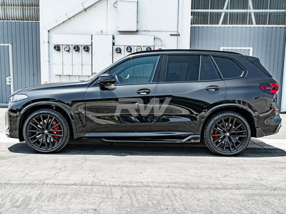 RW Carbon BMW G05 X5 F95 X5M DTM CF Side Skirt Extensions-Exterior-Silicon Valley Bimmer