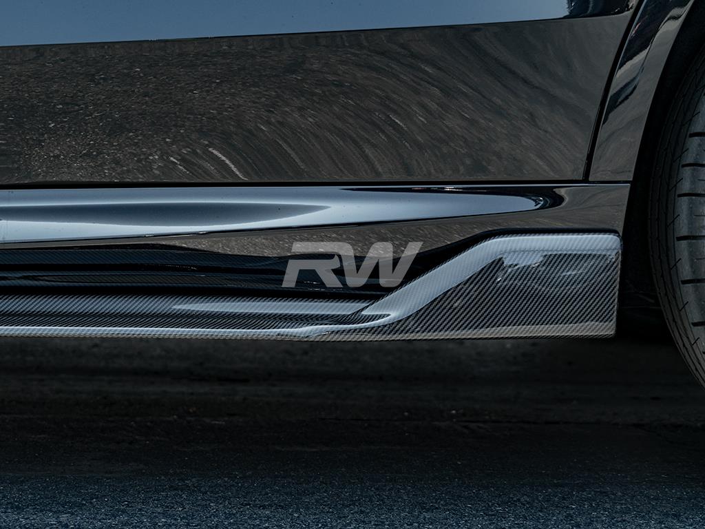 RW Carbon BMW G05 X5 F95 X5M DTM CF Side Skirt Extensions-Exterior-Silicon Valley Bimmer