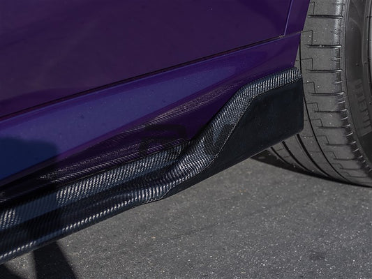 RW Carbon BMW G05 X5 F95 X5M DTM CF Side Skirt Extensions-Exterior-Silicon Valley Bimmer