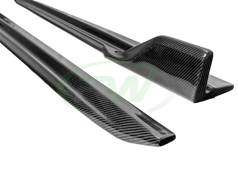 RW Carbon BMW G05 X5 F95 X5M DTM CF Side Skirt Extensions-Exterior-Silicon Valley Bimmer