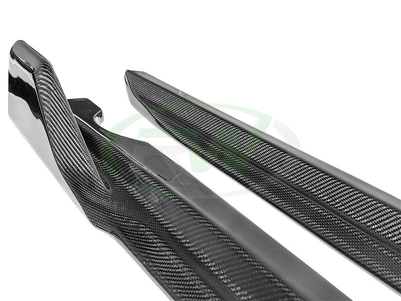 RW Carbon BMW G05 X5 F95 X5M DTM CF Side Skirt Extensions-Exterior-Silicon Valley Bimmer