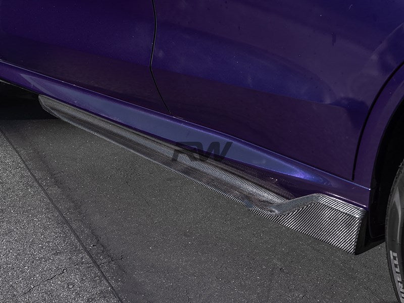 RW Carbon BMW G05 X5 F95 X5M DTM CF Side Skirt Extensions-Exterior-Silicon Valley Bimmer