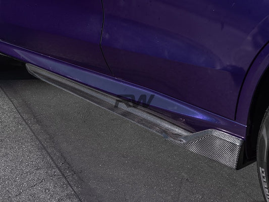RW Carbon BMW G05 X5 F95 X5M DTM CF Side Skirt Extensions-Exterior-Silicon Valley Bimmer