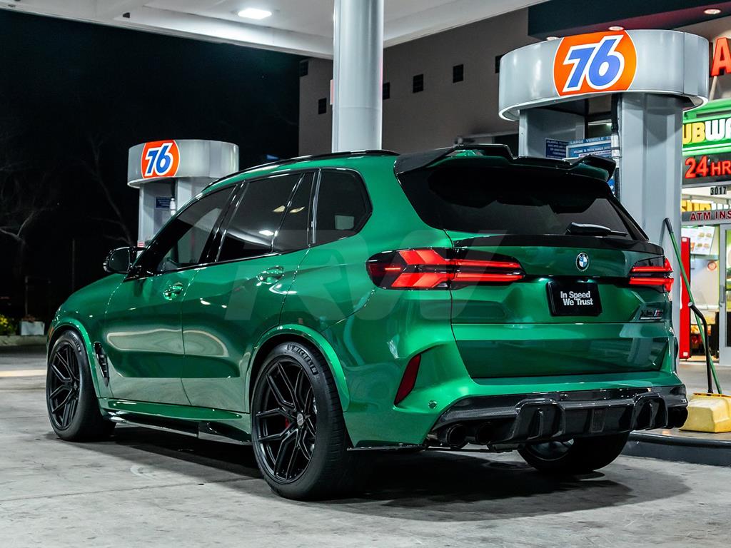 RW Carbon BMW G05 X5 F95 X5M Man Style CF Side Skirt Extensions-Exterior-Silicon Valley Bimmer