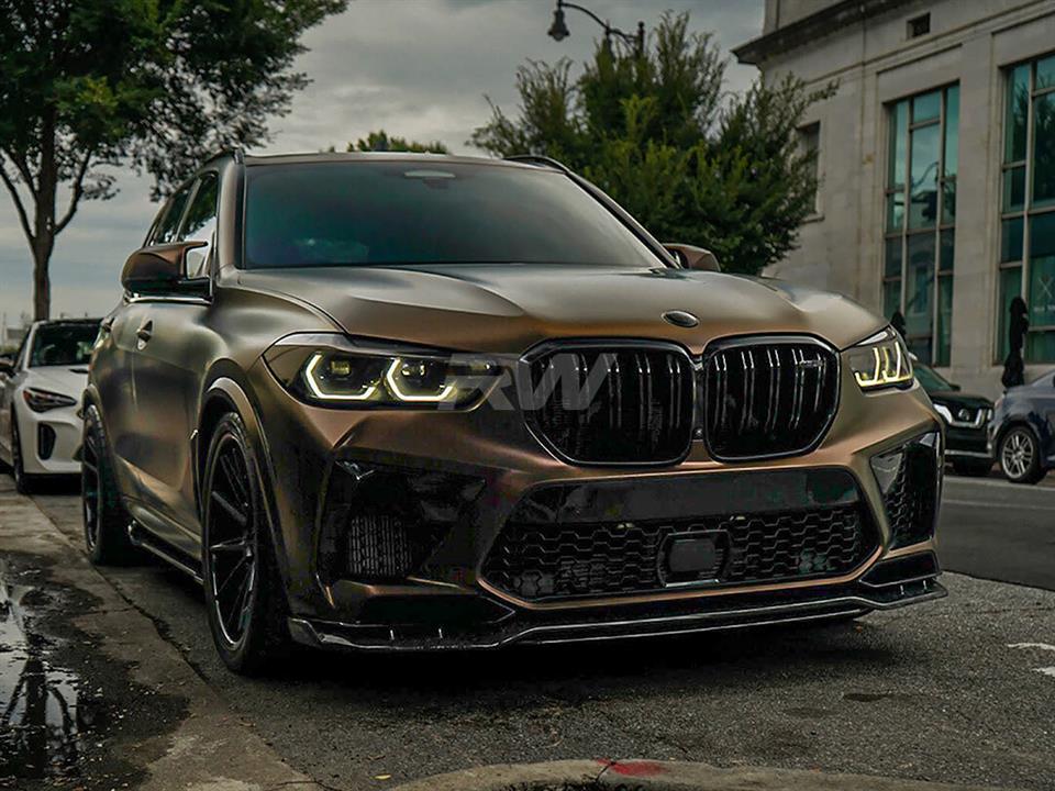 RW Carbon BMW G05 X5 F95 X5M Man Style CF Side Skirt Extensions-Exterior-Silicon Valley Bimmer