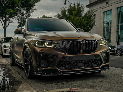 RW Carbon BMW G05 X5 F95 X5M Man Style CF Side Skirt Extensions-Exterior-Silicon Valley Bimmer