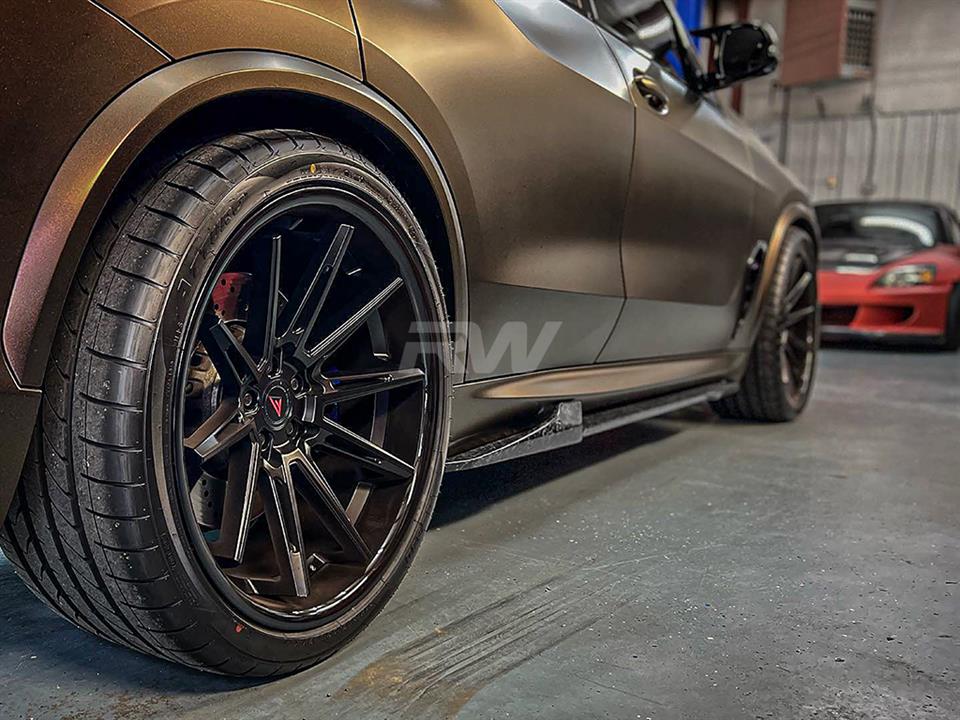 RW Carbon BMW G05 X5 F95 X5M Man Style CF Side Skirt Extensions-Exterior-Silicon Valley Bimmer