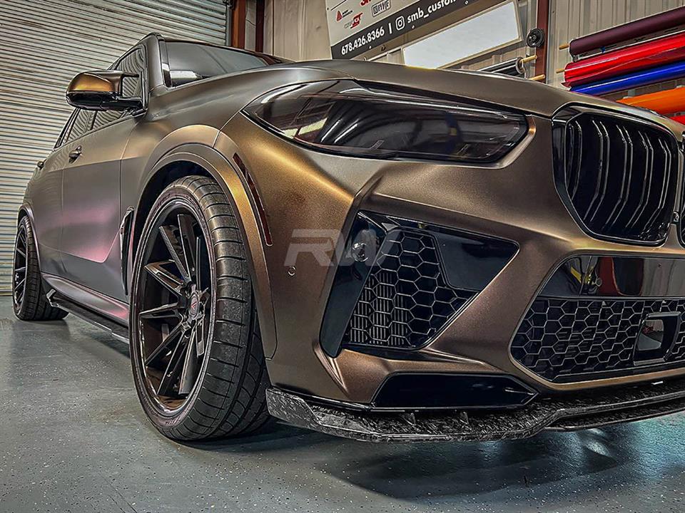 RW Carbon BMW G05 X5 F95 X5M Man Style CF Side Skirt Extensions-Exterior-Silicon Valley Bimmer