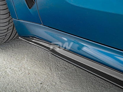 RW Carbon BMW G05 X5 / F95 X5M RWS CF Side Skirt Extensions-Exterior-Silicon Valley Bimmer