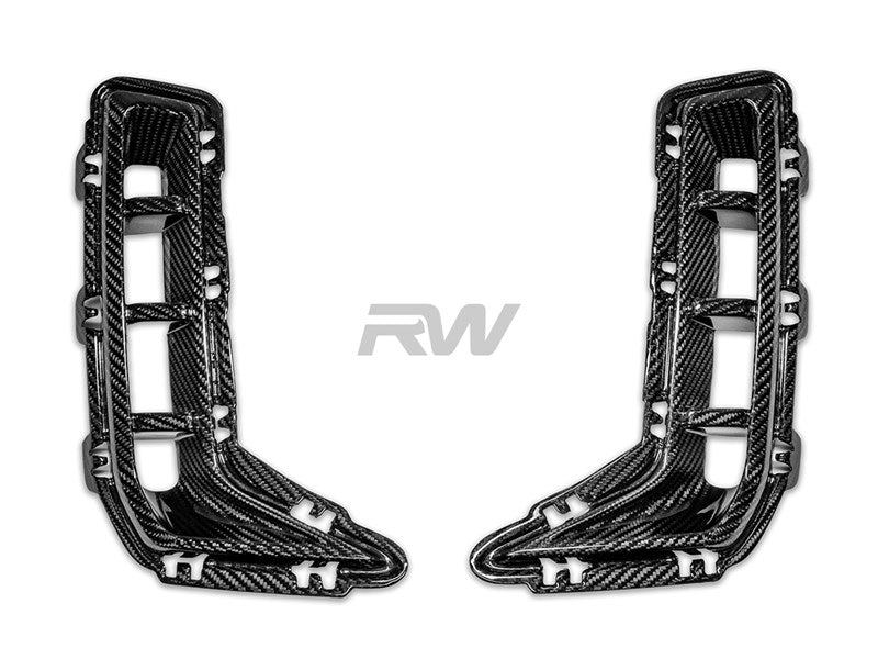 RW Carbon BMW G05 X5 LCI Carbon Fiber Front Vent Trims-Exterior-Silicon Valley Bimmer
