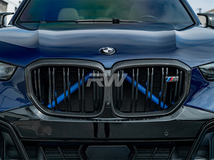 RW Carbon BMW G05 X5 LCI Carbon Fiber Grille Surrounds-Exterior-Silicon Valley Bimmer