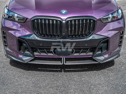 RW Carbon BMW G05 X5 LCI Carbon Fiber Performance Style Front Lip-Exterior-Silicon Valley Bimmer