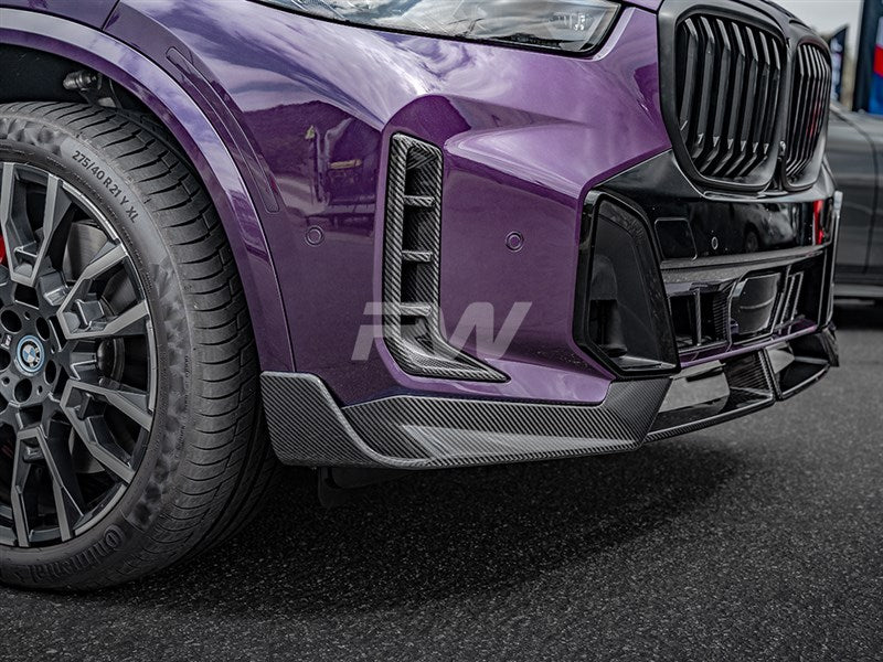 RW Carbon BMW G05 X5 LCI Carbon Fiber Performance Style Front Lip-Exterior-Silicon Valley Bimmer