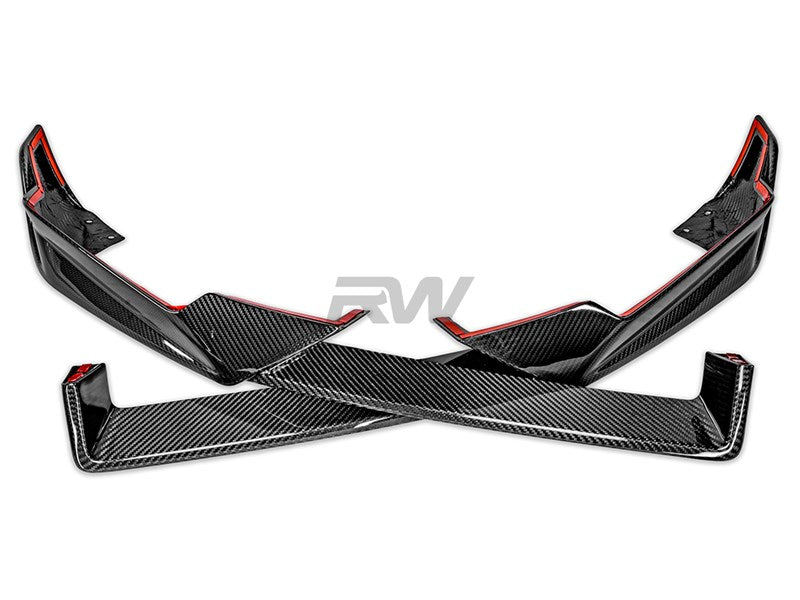RW Carbon BMW G05 X5 LCI Carbon Fiber Performance Style Front Lip-Exterior-Silicon Valley Bimmer