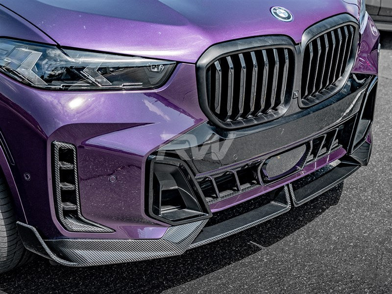 RW Carbon BMW G05 X5 LCI Carbon Fiber Performance Style Front Lip-Exterior-Silicon Valley Bimmer