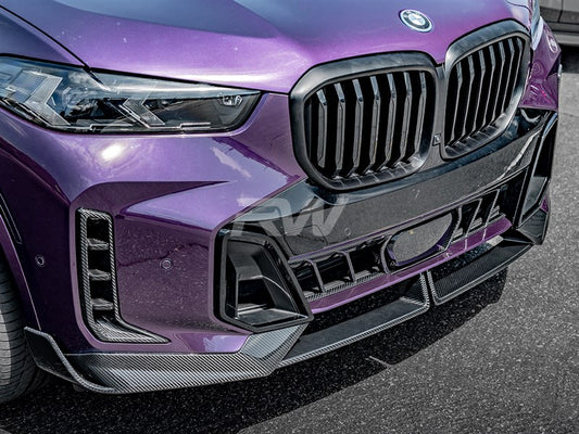 RW Carbon BMW G05 X5 LCI Carbon Fiber Performance Style Front Lip-Exterior-Silicon Valley Bimmer
