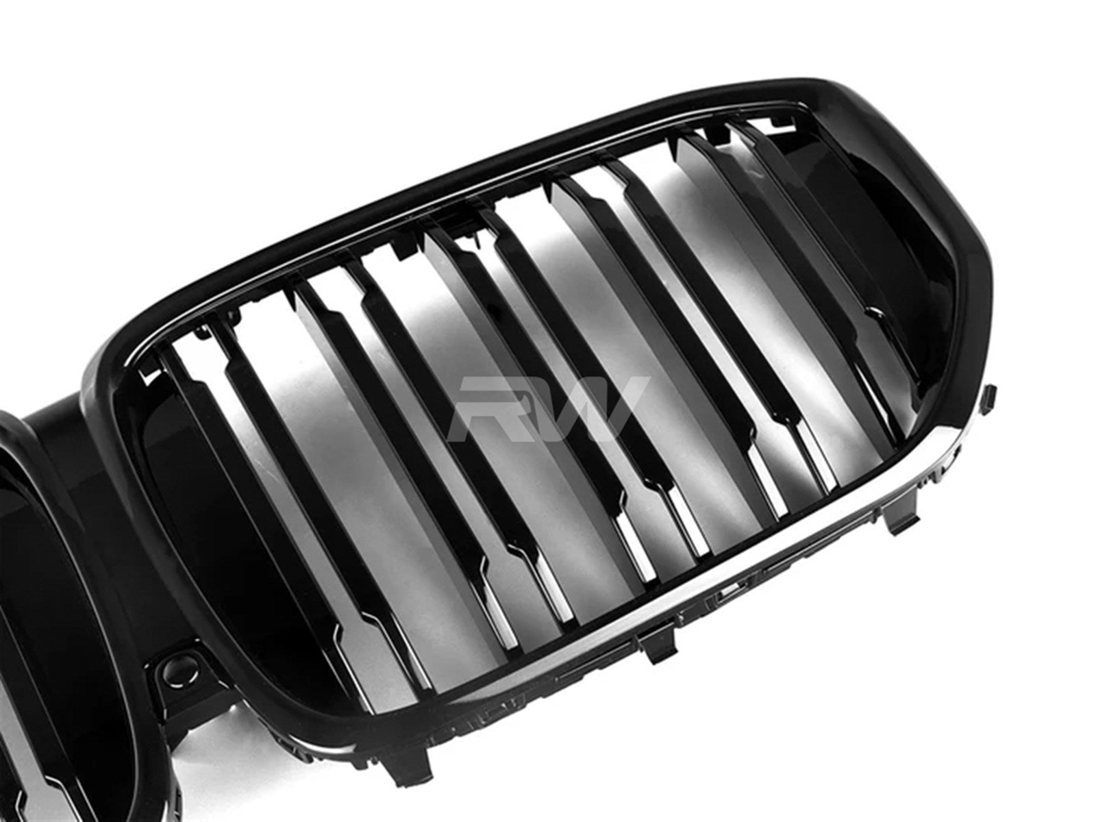 RW Carbon BMW G05 X5 LCI Gloss Black Front Grille-Exterior-Silicon Valley Bimmer