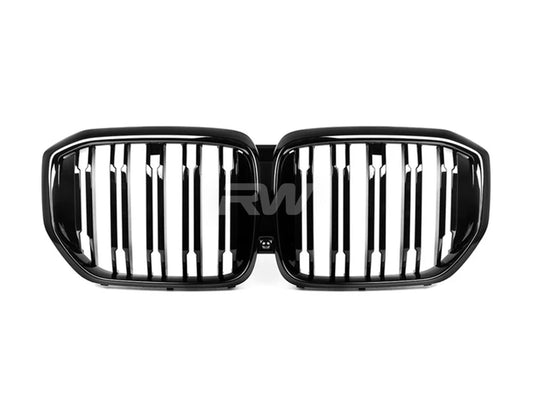 RW Carbon BMW G05 X5 LCI Gloss Black Front Grille-Exterior-Silicon Valley Bimmer