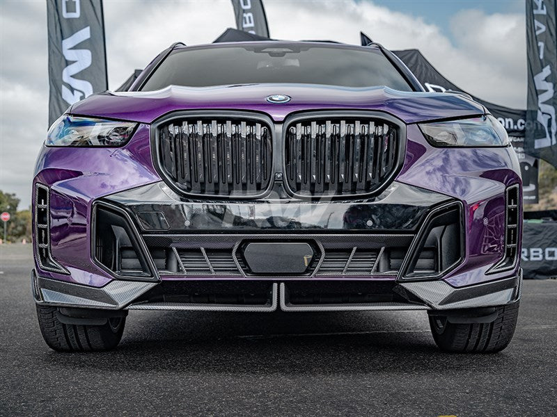 RW Carbon BMW G05 X5 LCI OEM Style CF Center Bumper Trim-Exterior-Silicon Valley Bimmer