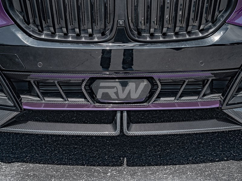 RW Carbon BMW G05 X5 LCI OEM Style CF Center Bumper Trim-Exterior-Silicon Valley Bimmer