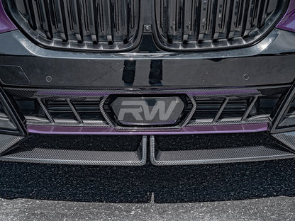 RW Carbon BMW G05 X5 LCI OEM Style CF Center Bumper Trim-Exterior-Silicon Valley Bimmer