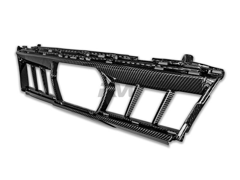 RW Carbon BMW G05 X5 LCI OEM Style CF Center Bumper Trim-Exterior-Silicon Valley Bimmer